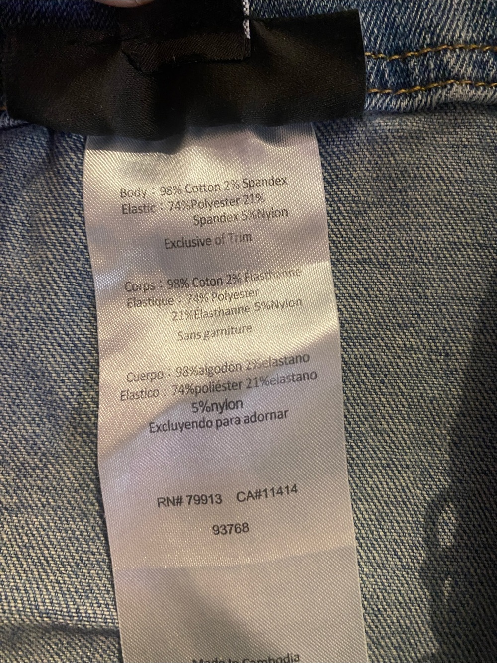 Indigo Blue Light Wash Denim Overalls Maternity - Picture 3 of 5